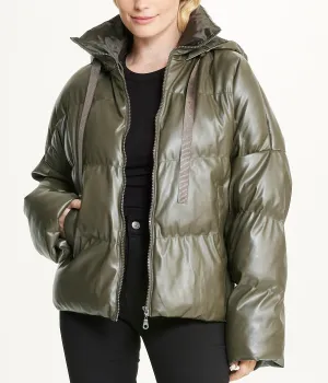 #1 Best Seller: Vegan Leather Puffer Coat  Limited Release!