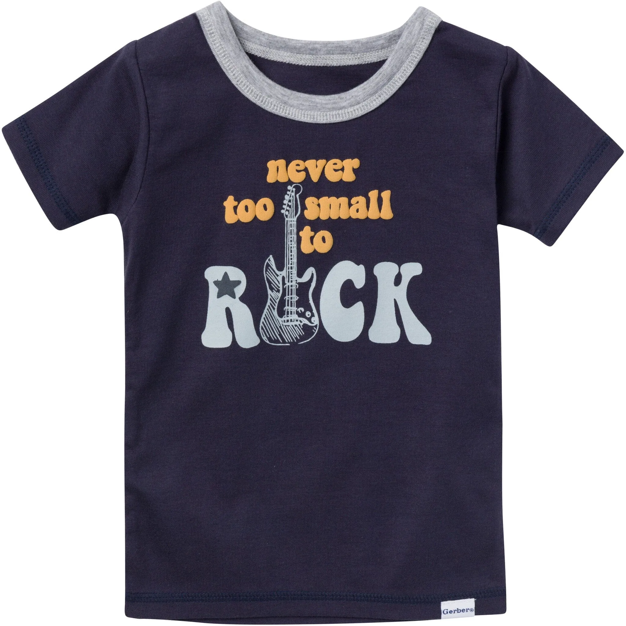 4-Piece Infant & Toddler Boys Music Top and Shorts Pajama Set Gerber Childrenswea