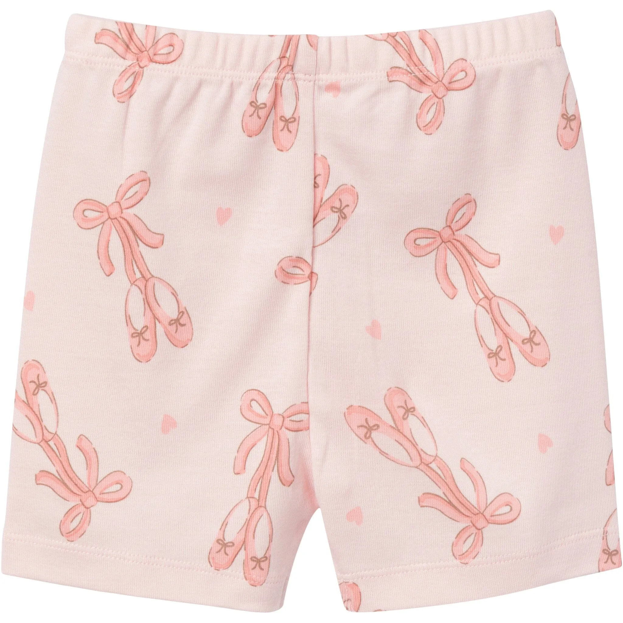 4-Piece Infant & Toddler Girls Ballet Slippers Top and Shorts Pajama Set Gerber Childrenswea