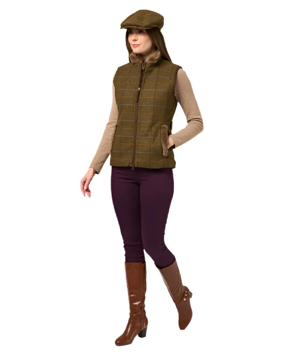 Alan Paine Combrook Tweed Ladies Gilet