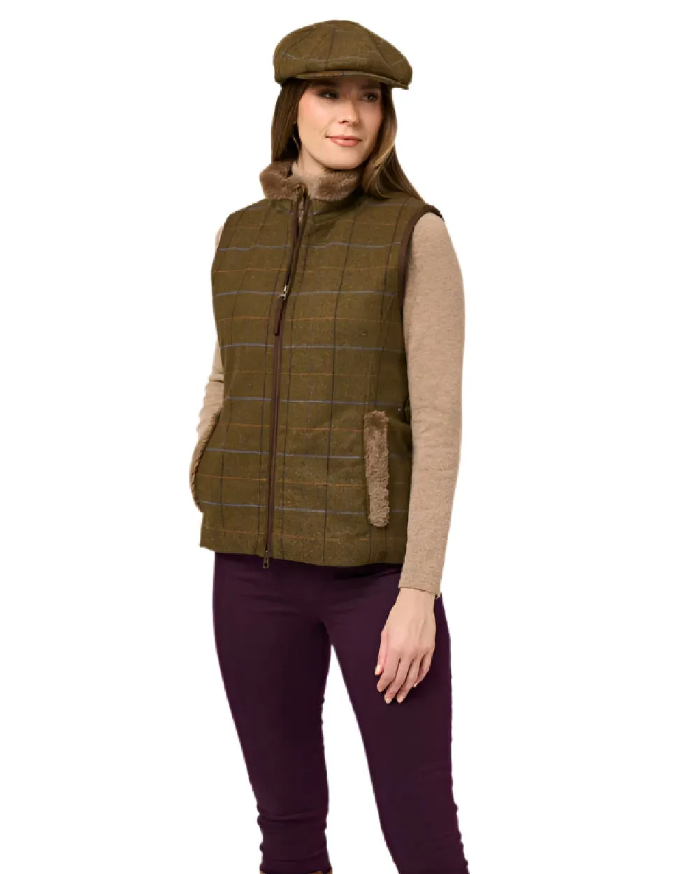 Alan Paine Combrook Tweed Ladies Gilet
