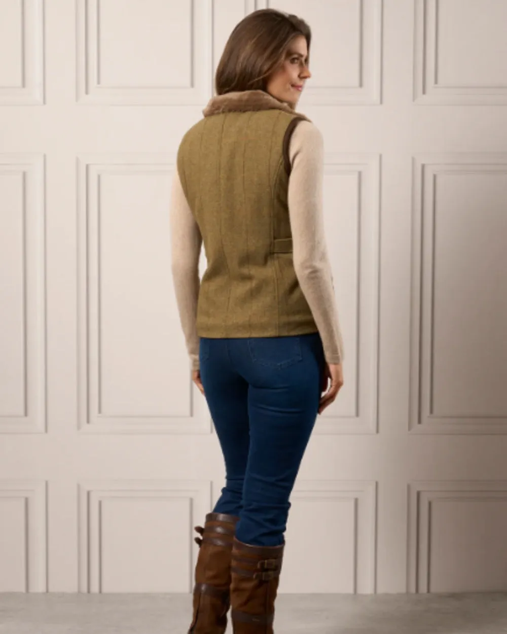 Alan Paine Combrook Tweed Ladies Gilet