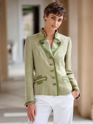Appenzell Stag Linen Jacket