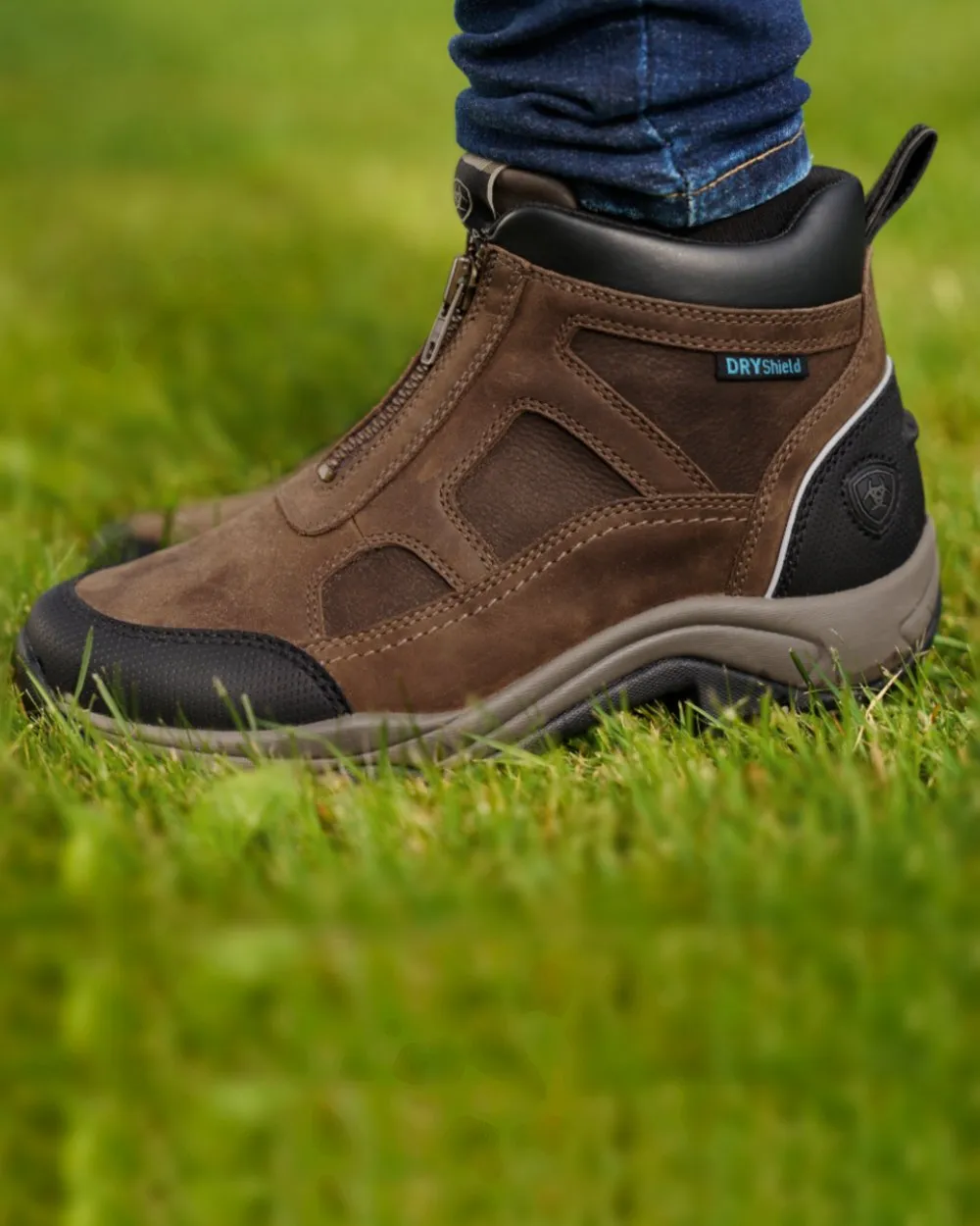 Ariat Womens Terrain Zip Waterproof Boots - Lightweight Trail Shoes for Women