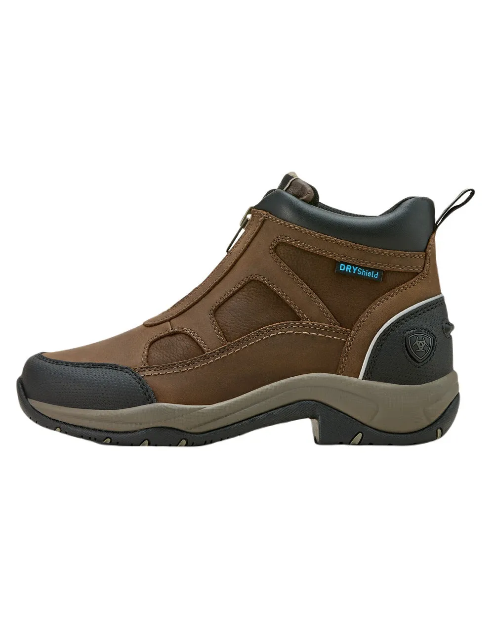 Ariat Womens Terrain Zip Waterproof Boots - Lightweight Trail Shoes for Women