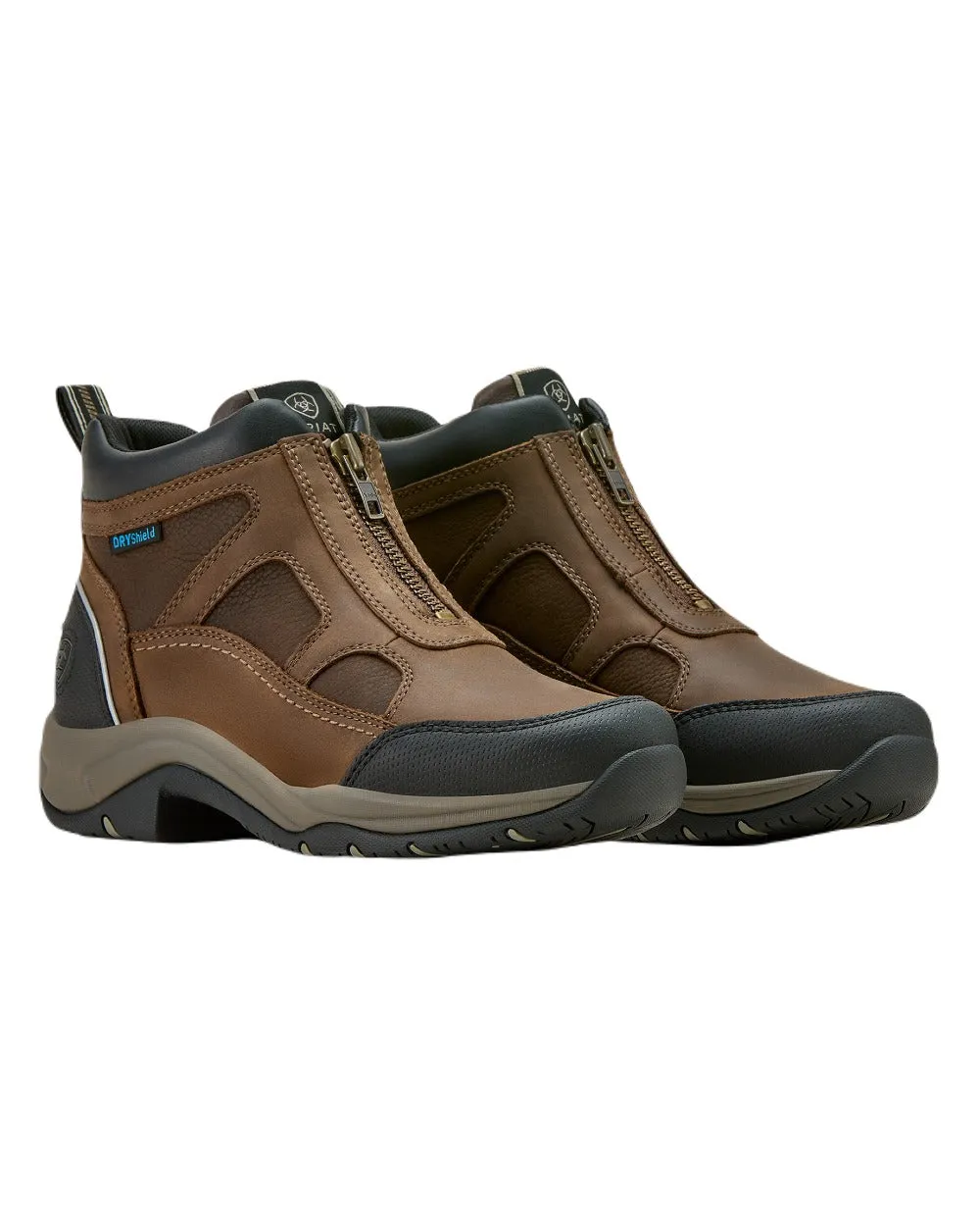 Ariat Womens Terrain Zip Waterproof Boots - Lightweight Trail Shoes for Women
