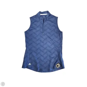 Athletic Tank Top By Adidas In Navy, Size: M