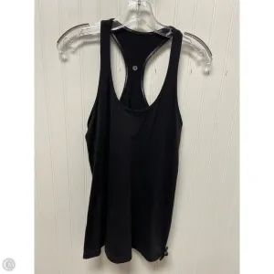 Athletic Tank Top By Lululemon In Black, Size: L