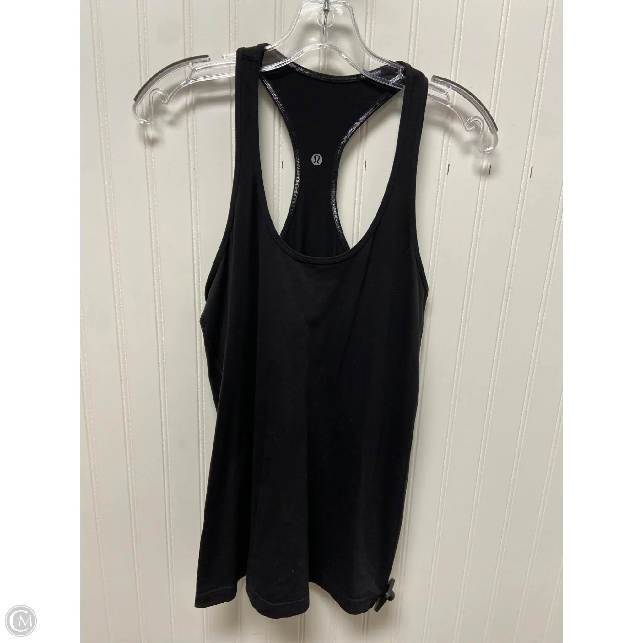 Athletic Tank Top By Lululemon In Black, Size: L