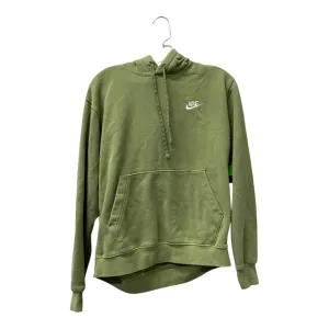 Athletic Top Ls Hoodie By Nike In Green, Size:M