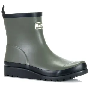 Barbour Portree Wedge Wellingtons Dusky Olive/Black