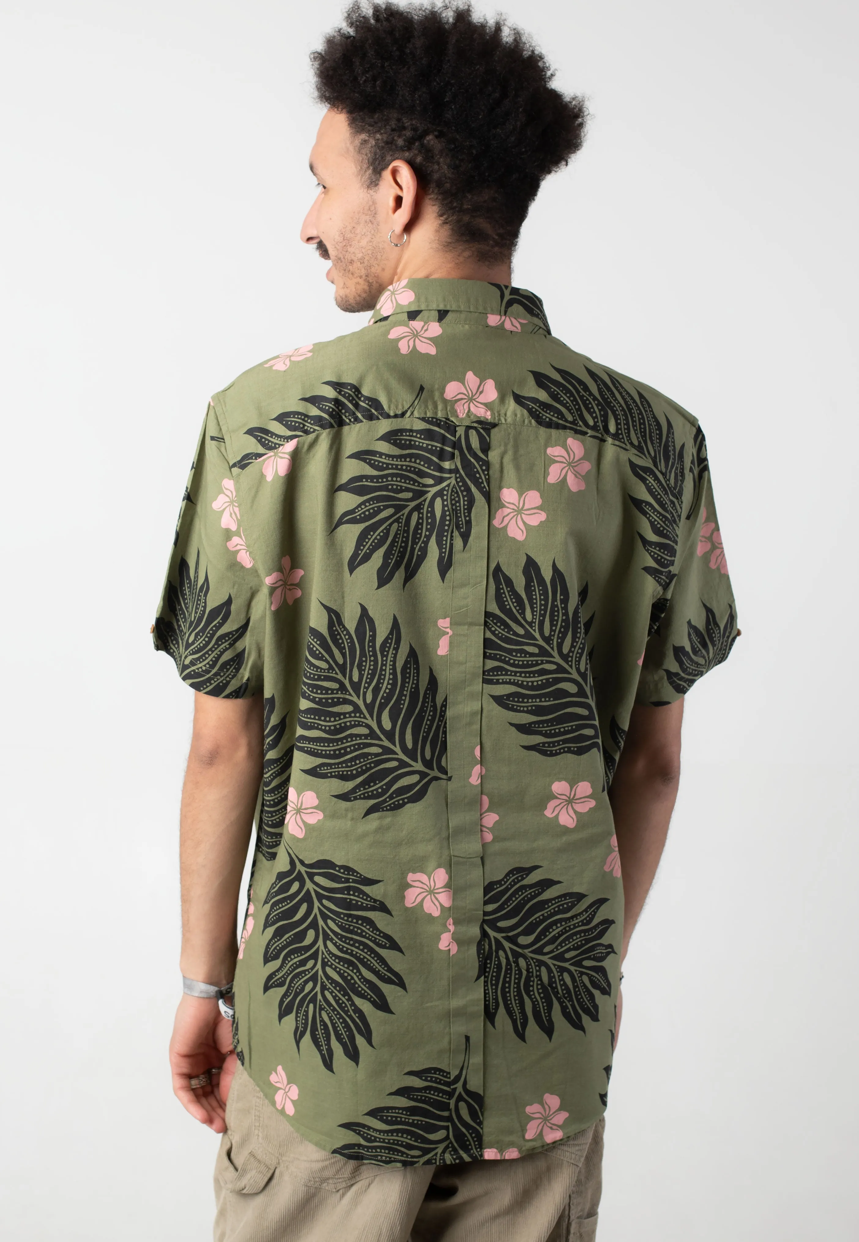 Ben Sherman - Botanical Print Olive - Shirt