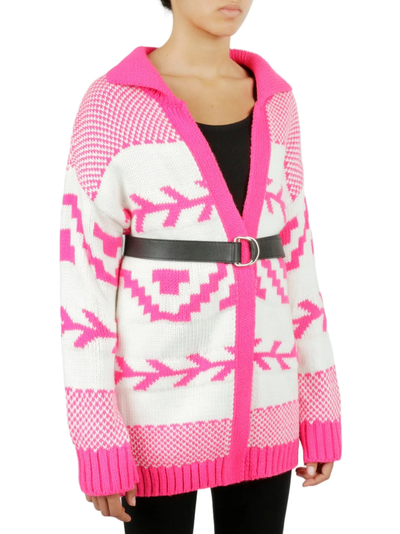 Best-Selling Belted Nordic Cardigan  Last Chance!