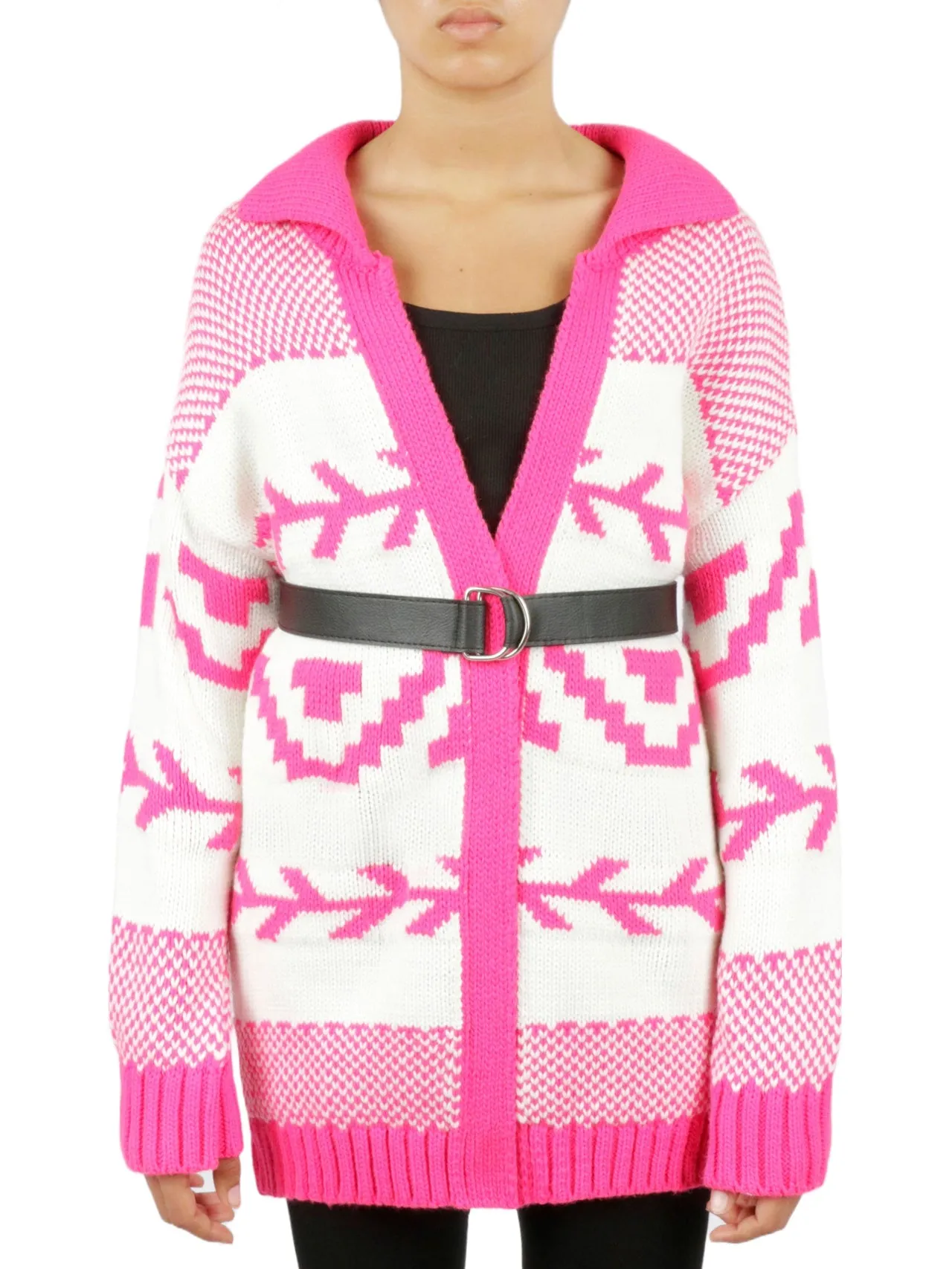 Best-Selling Belted Nordic Cardigan  Last Chance!