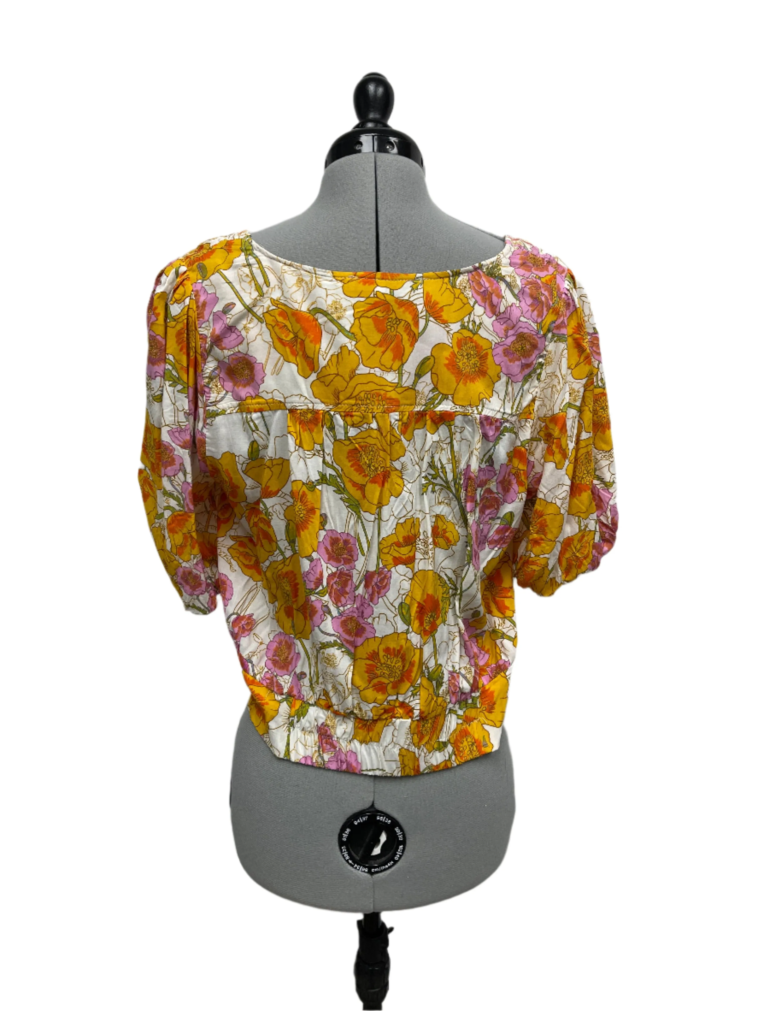 Bestseller Womens ROse   Olive Short Sleeve Top, Medium  Last Few Pieces!