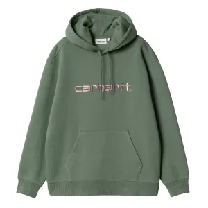 BestSelling Carhartt WIP Womens Hooded Carhartt Sweatshirt Park / Hortensia  Almost Gone!