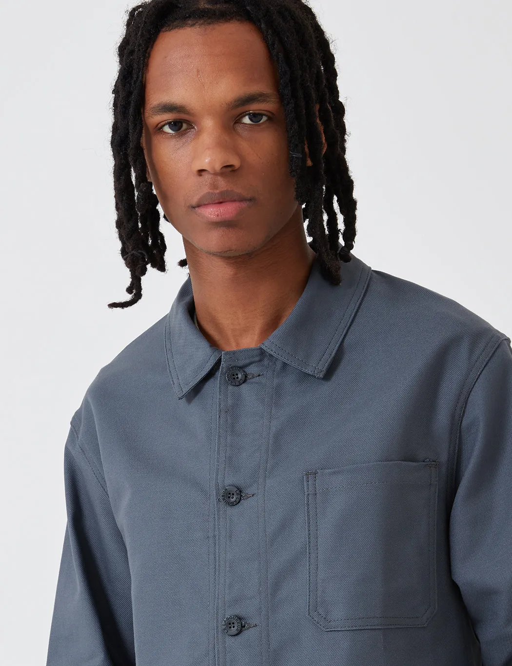 BestSelling Le Laboureur Cotton Work Jacket - Charcoal Grey  Today Only!