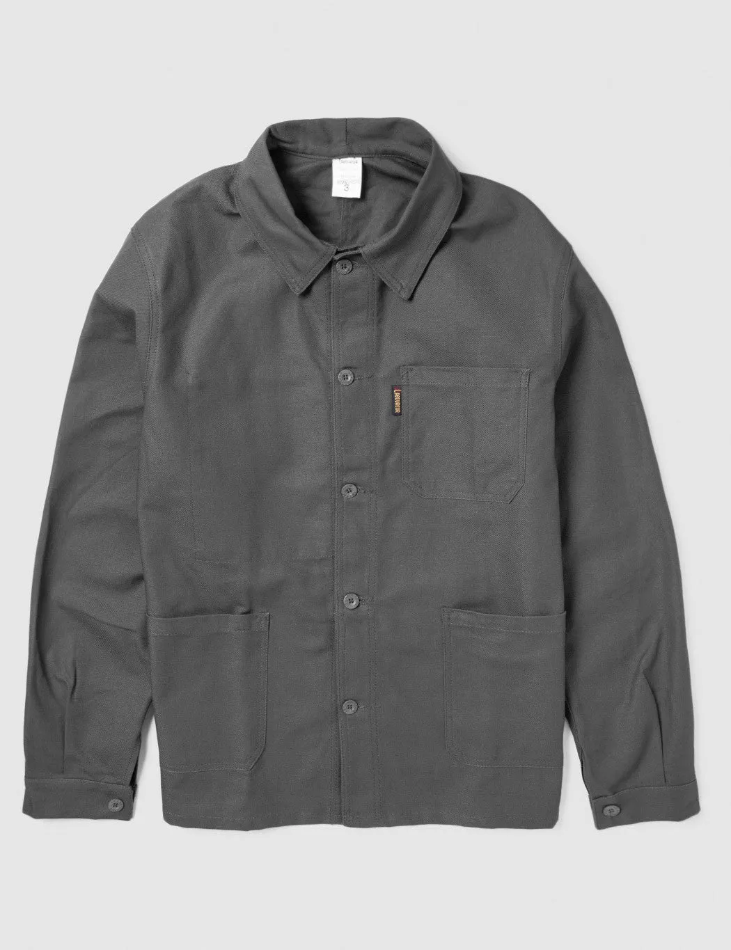 BestSelling Le Laboureur Cotton Work Jacket - Charcoal Grey  Today Only!