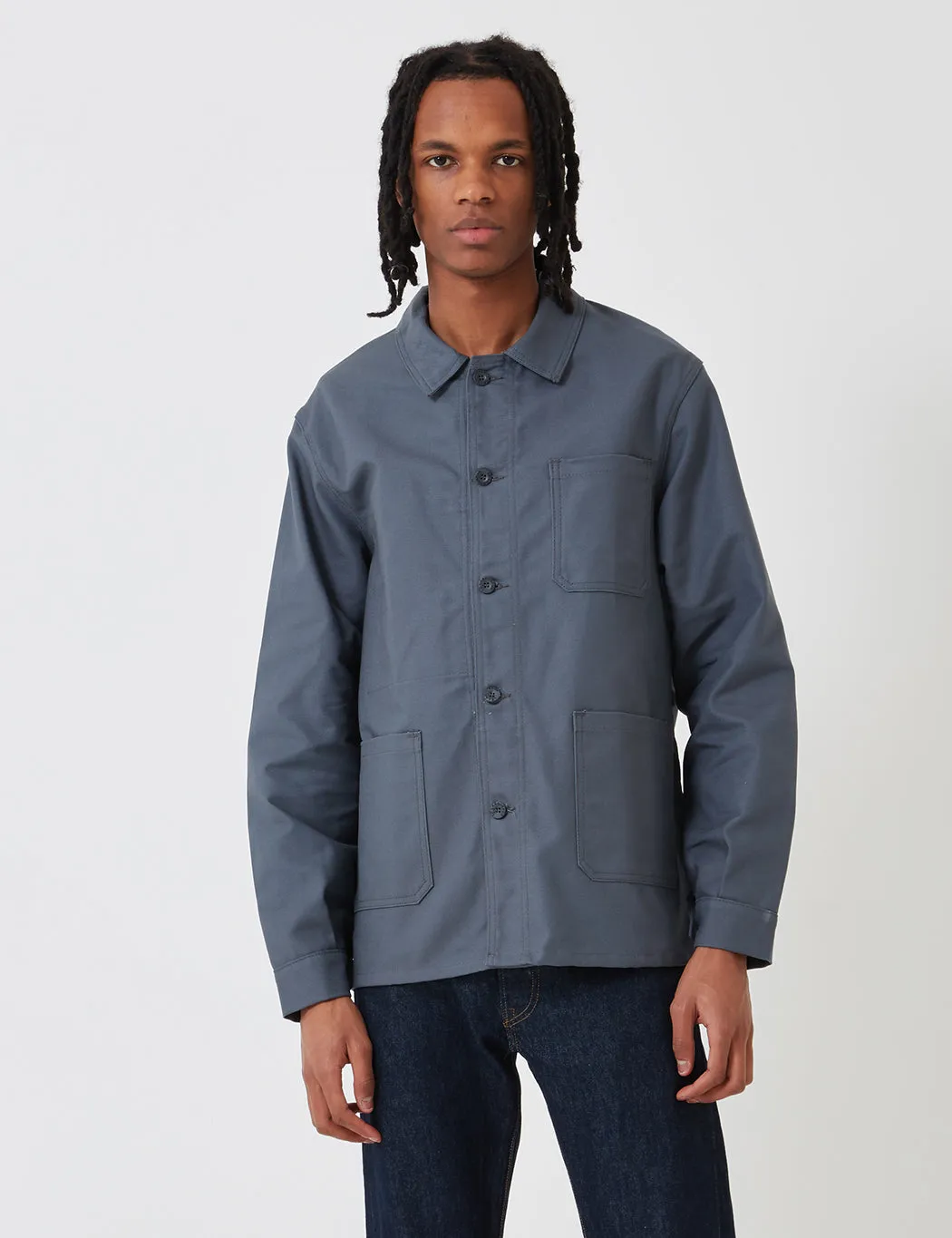 BestSelling Le Laboureur Cotton Work Jacket - Charcoal Grey  Today Only!