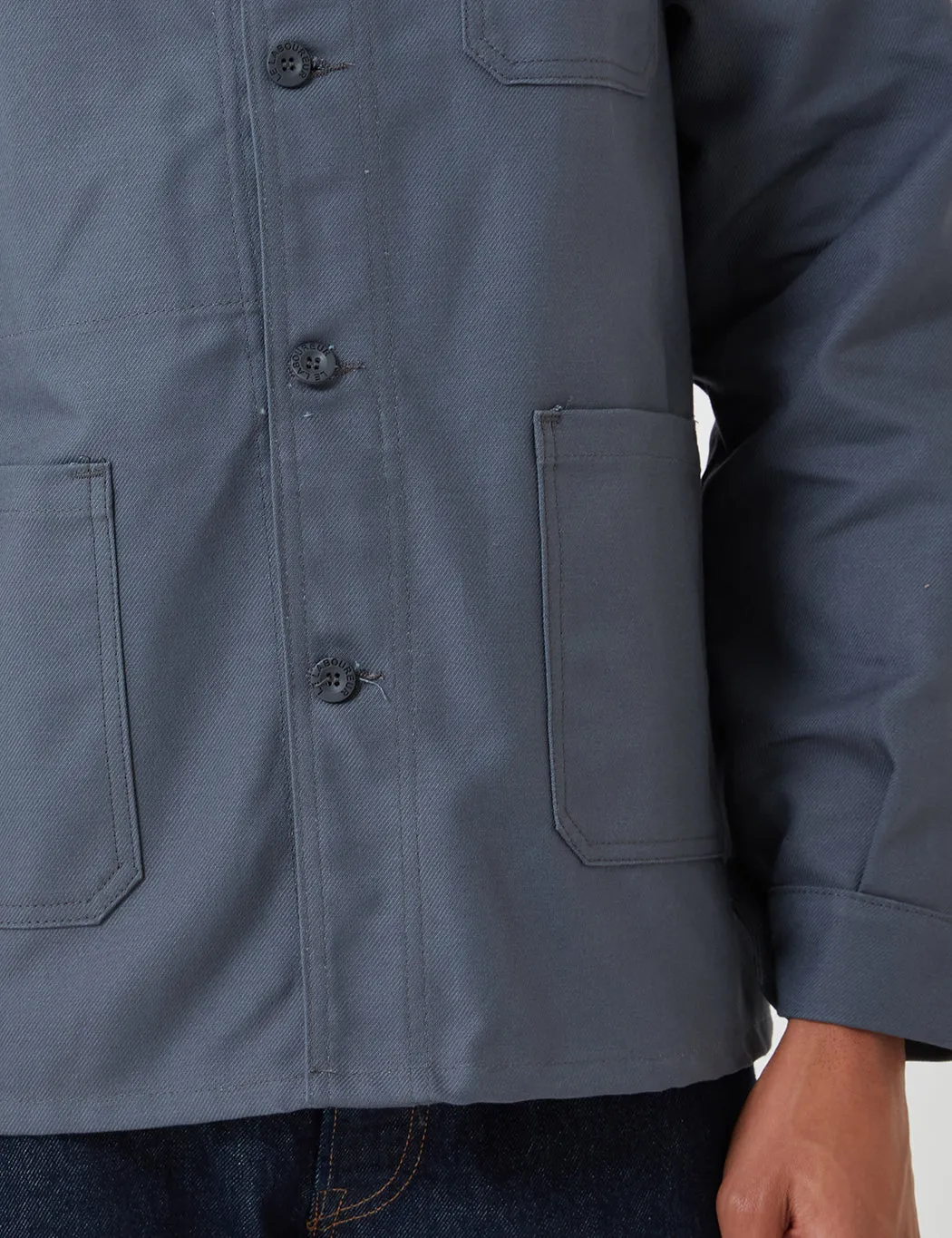 BestSelling Le Laboureur Cotton Work Jacket - Charcoal Grey  Today Only!