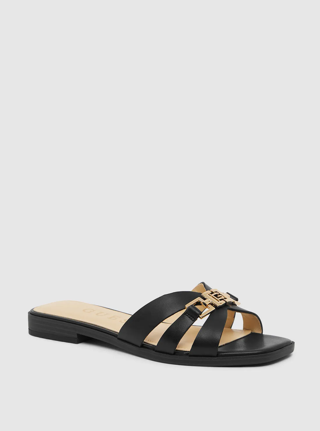 Black Realla Sandals Guess