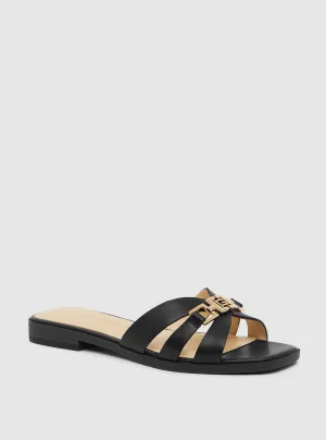 Black Realla Sandals Guess