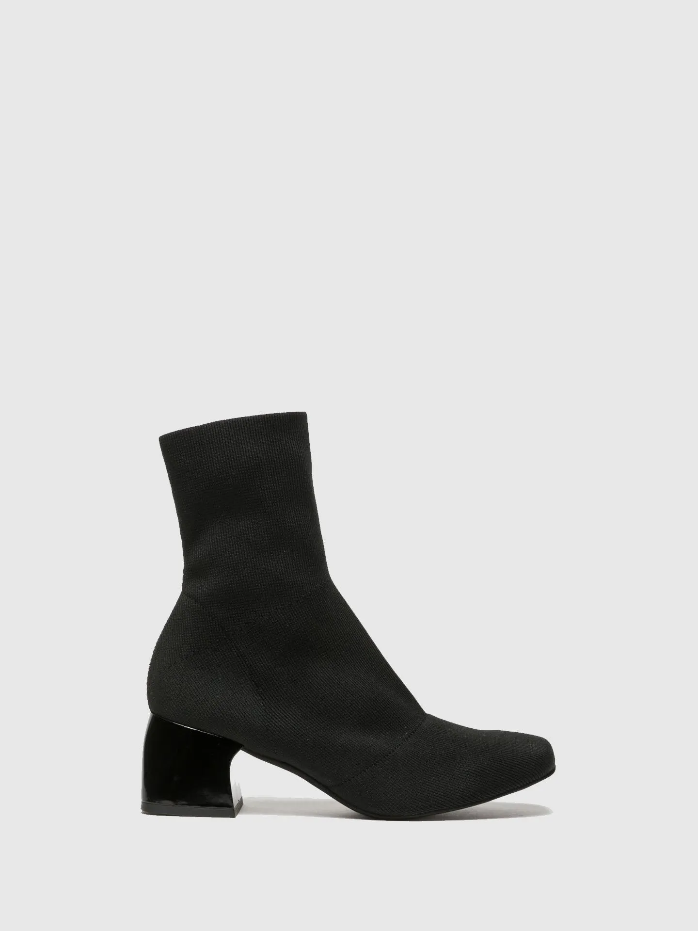Black Sock Ankle Boots