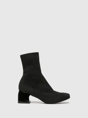 Black Sock Ankle Boots