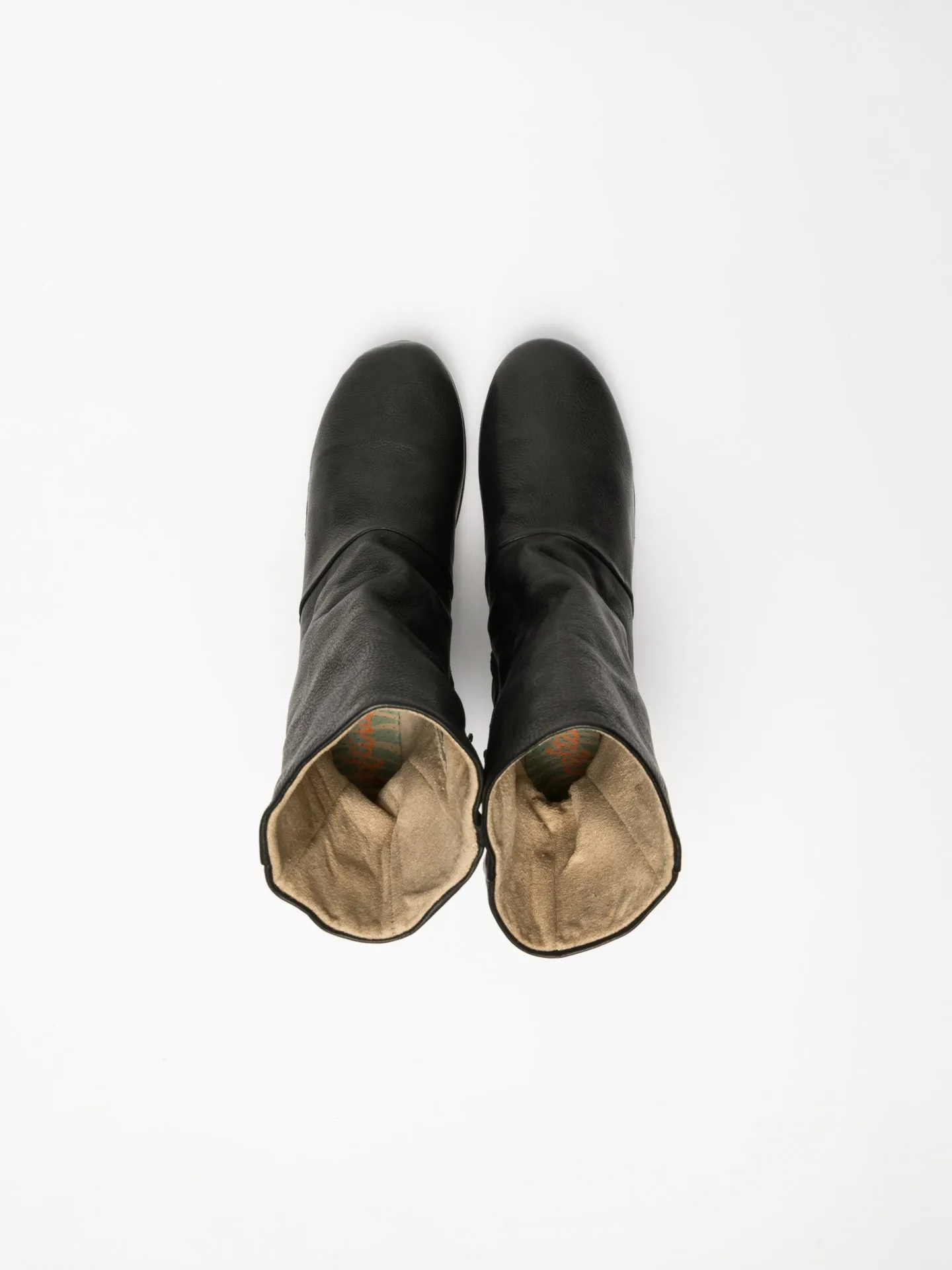 Black Wedge Ankle Boots