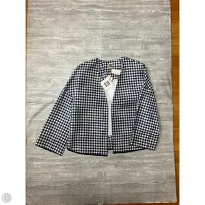 Blazer By Anne Klein In Blue & White, Size: S