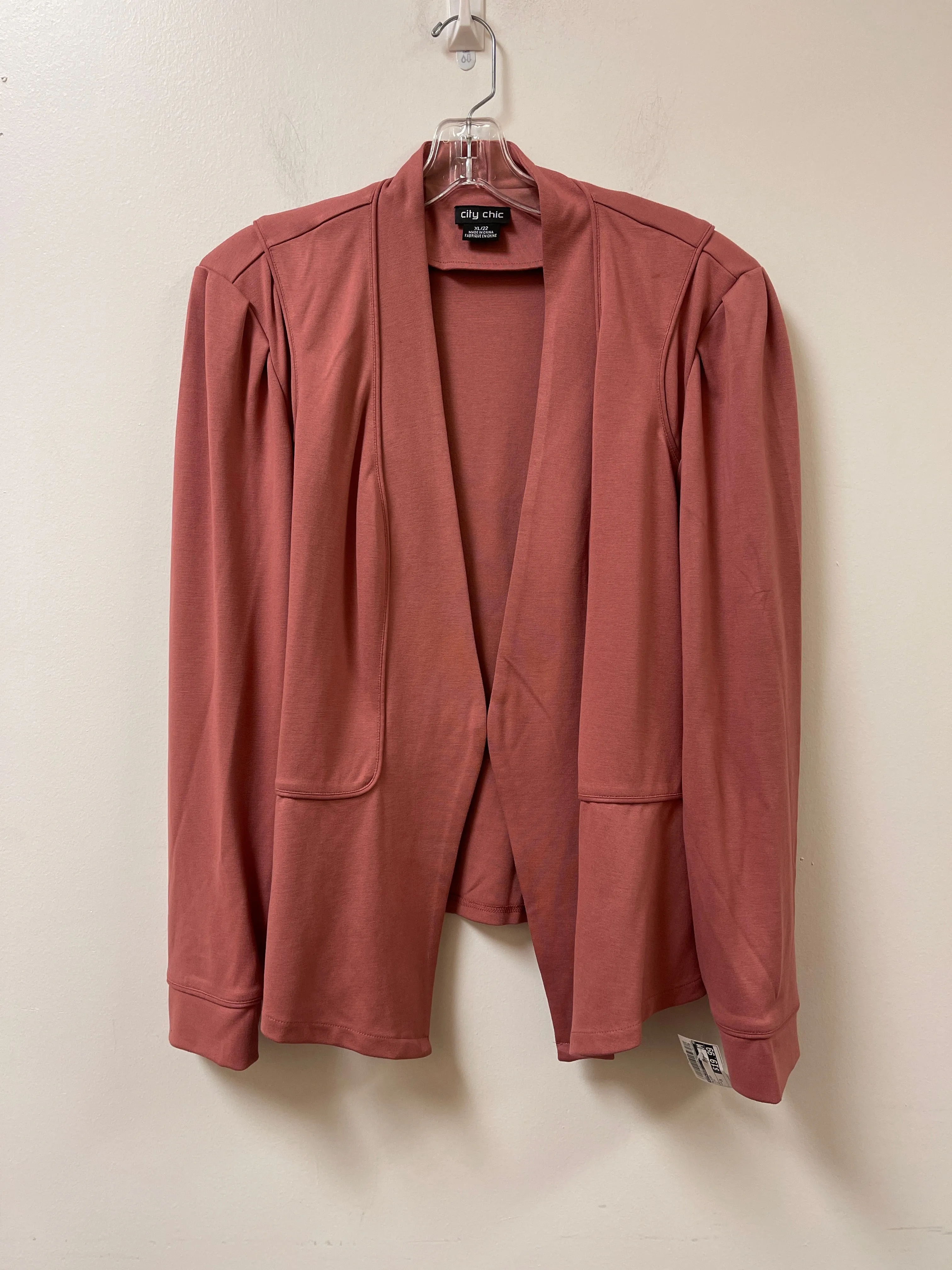 Blazer By City Chic In Pink, Size: 2x