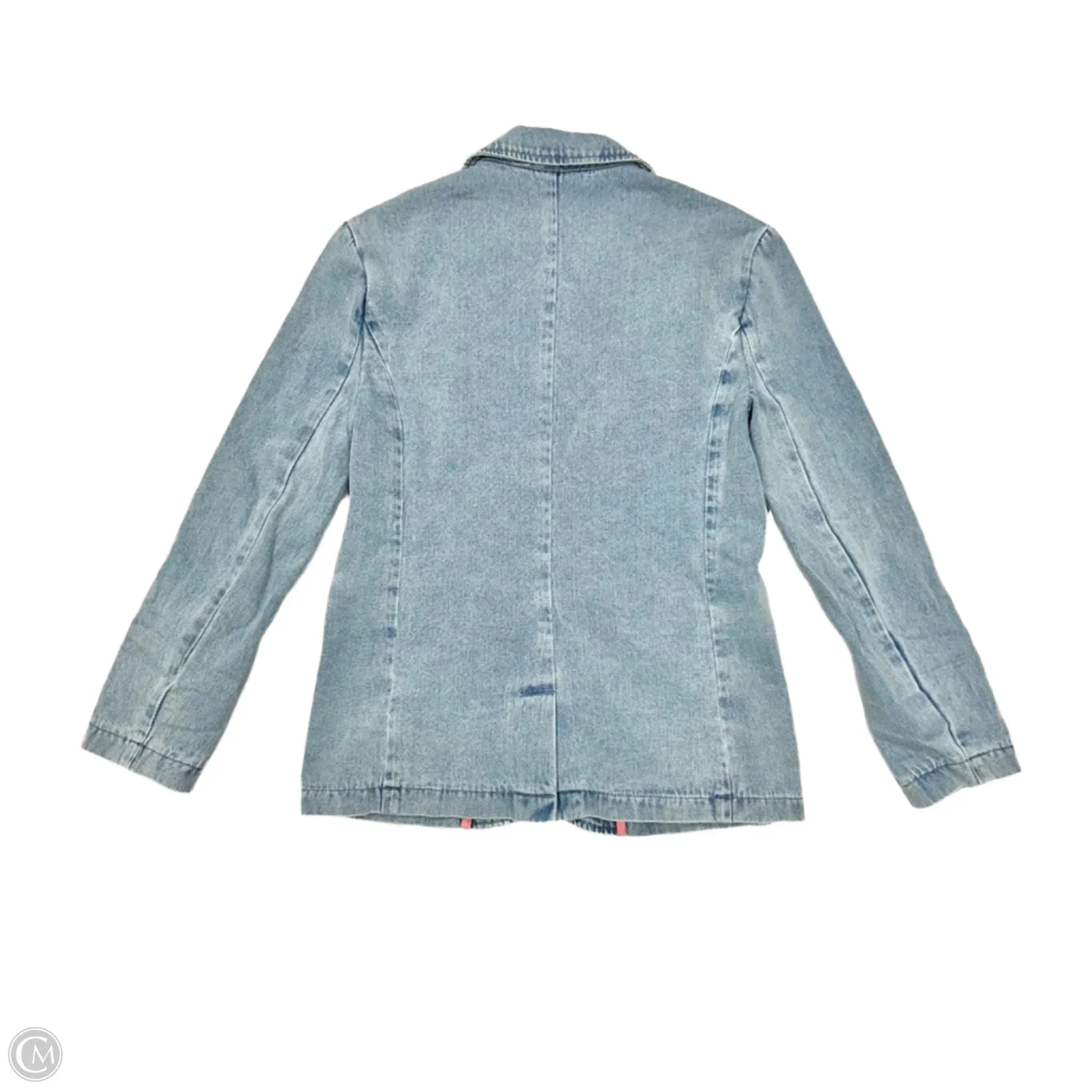 Blazer By Dolan Left Coast In Blue Denim, Size: Xxs