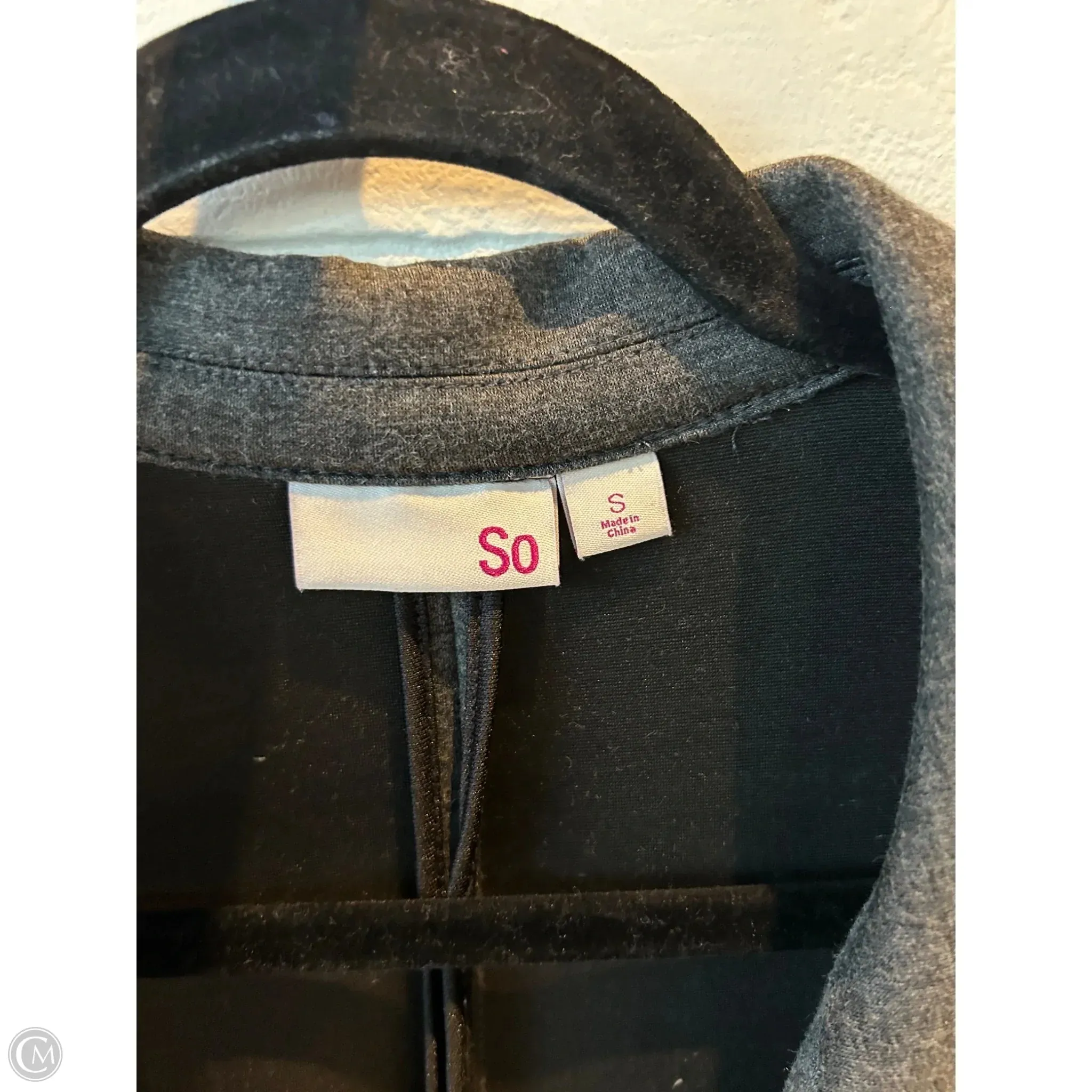 Blazer By So In Grey, Size: S