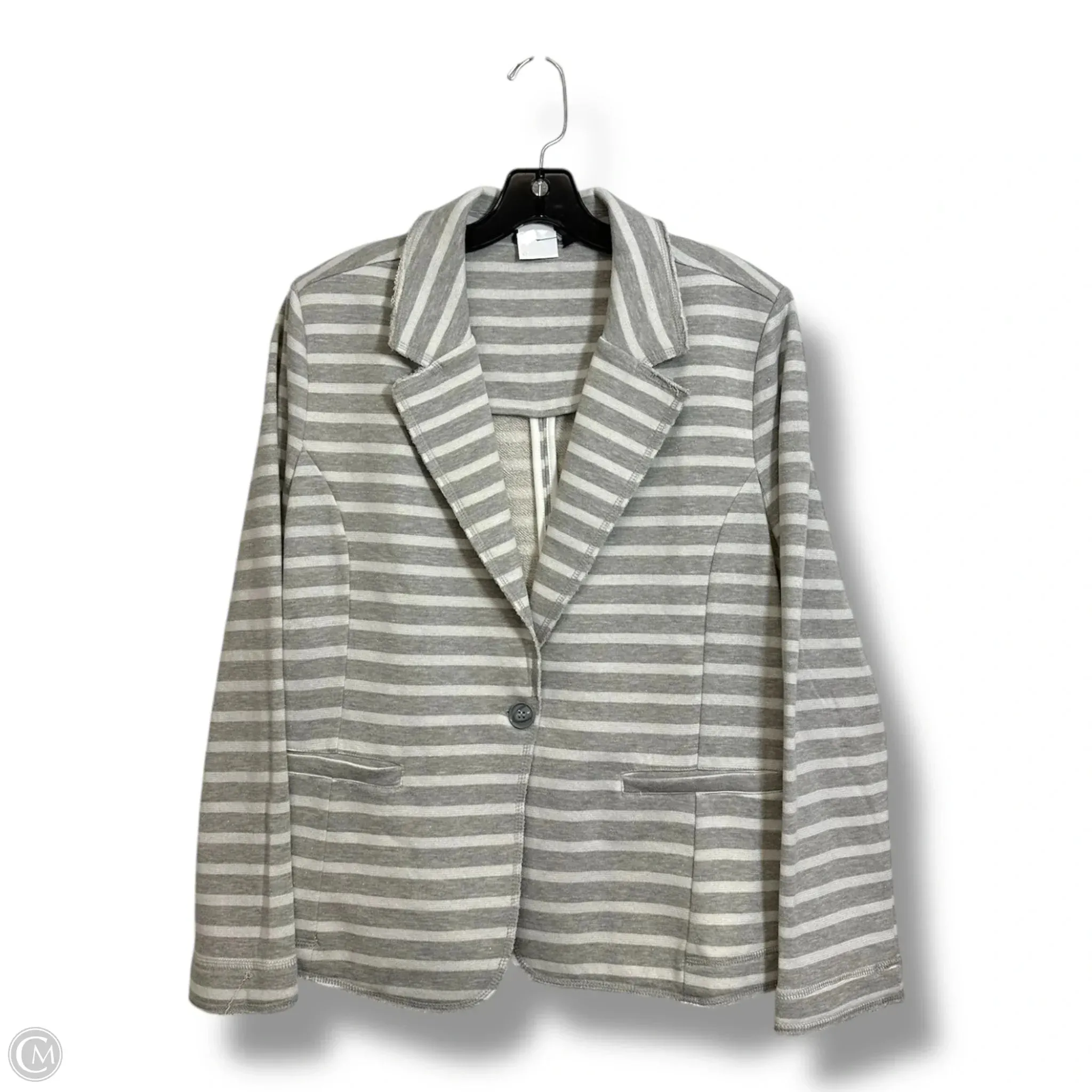 Blazer By Tommy Hilfiger In Striped Pattern, Size: Xl