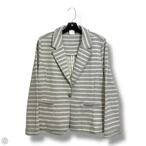 Blazer By Tommy Hilfiger In Striped Pattern, Size: Xl