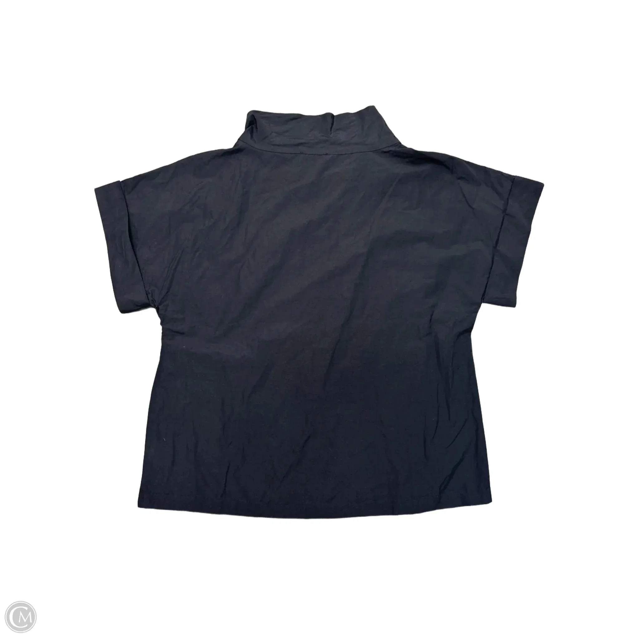 Blouse Short Sleeve By KAL RIEMAN In Black, Size: L