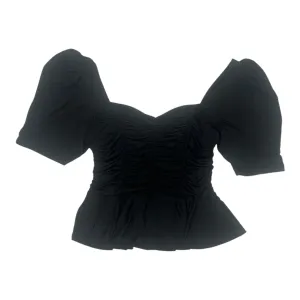 BLOUSE SS by EXPRESS In BLACK, Size: L