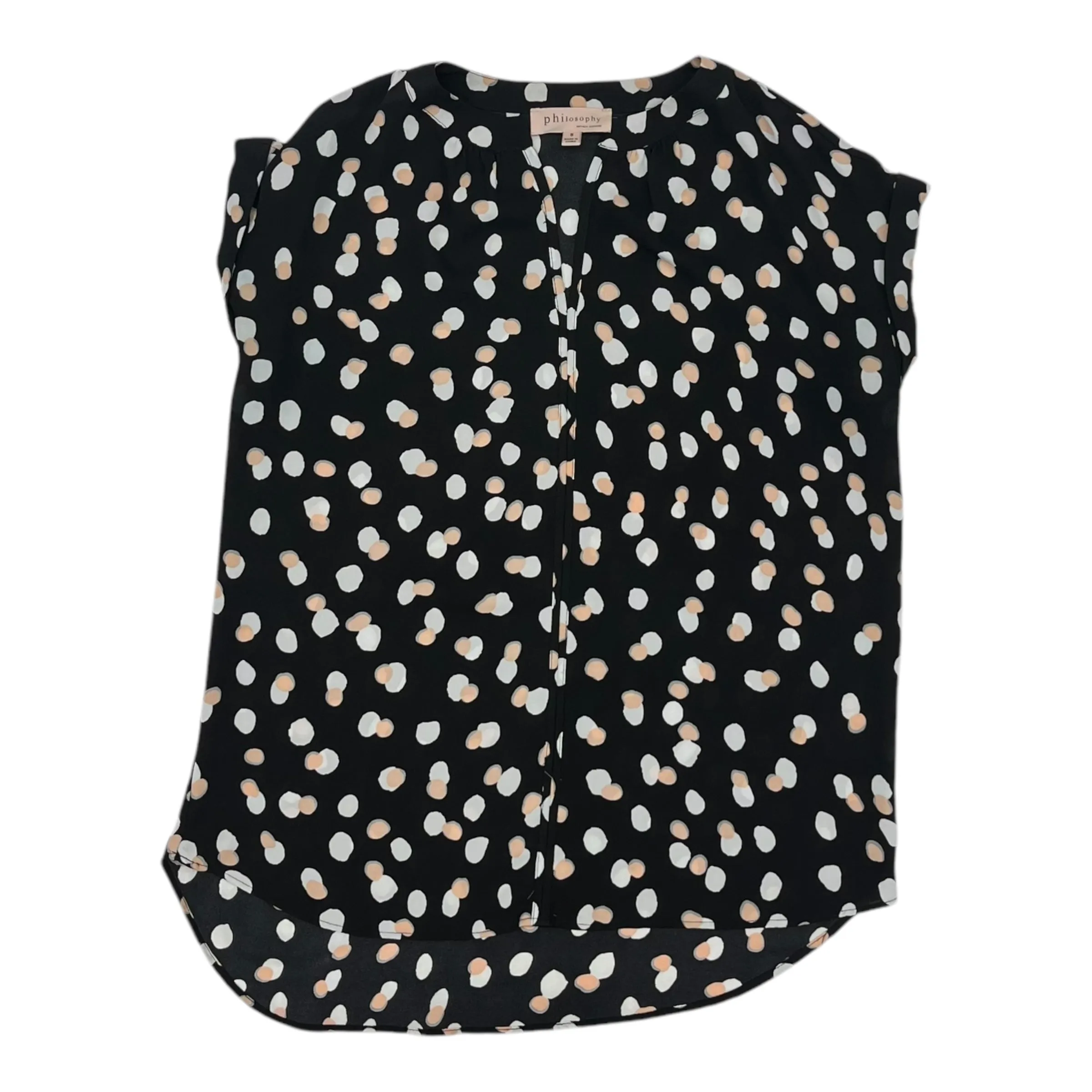 Blouse Ss By Philosophy In Black, Size:S