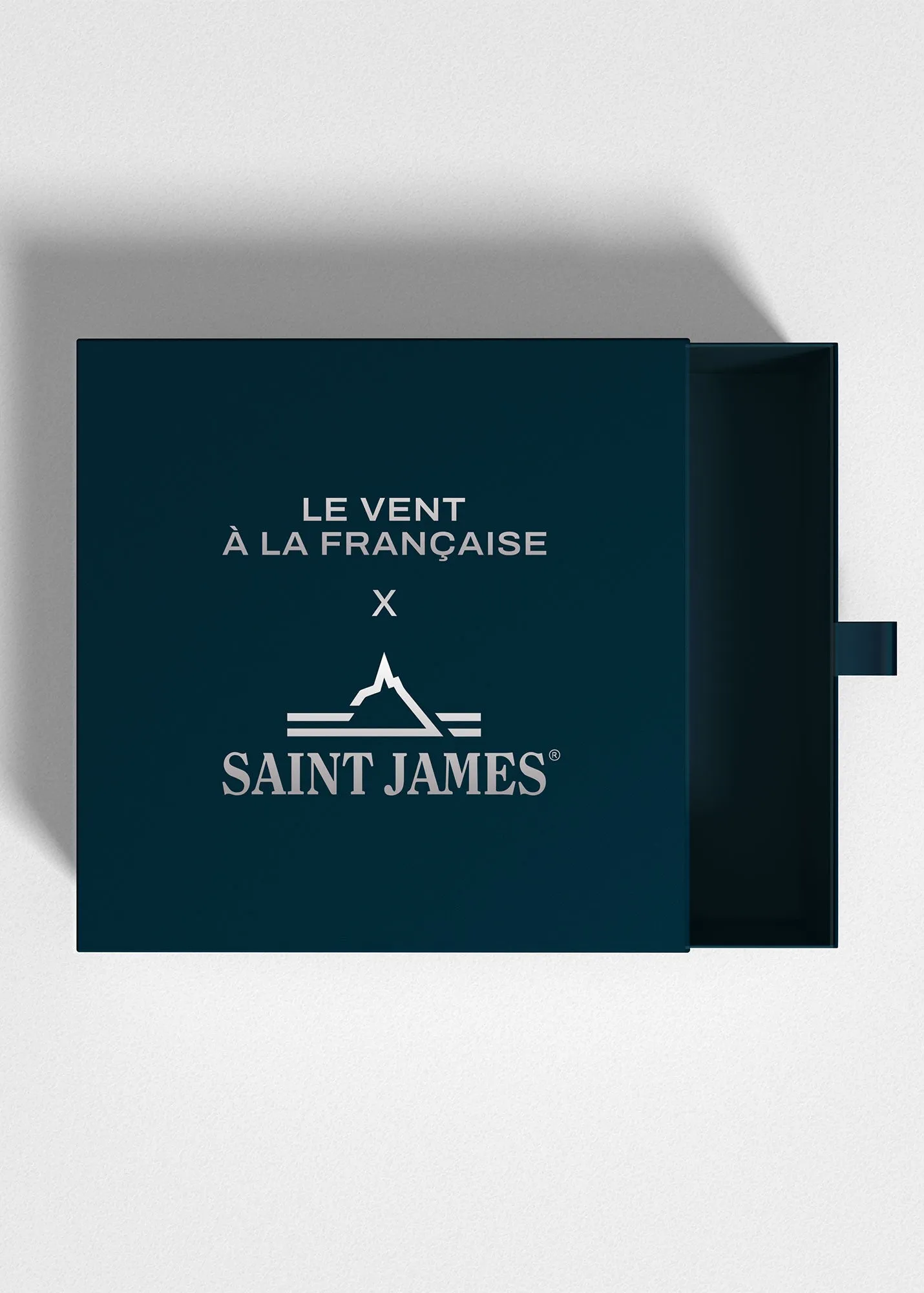 Bracelet lien Bouton - SAINT JAMES x Le Vent  la franaise (OR/RAYE BLANC/MARINE)