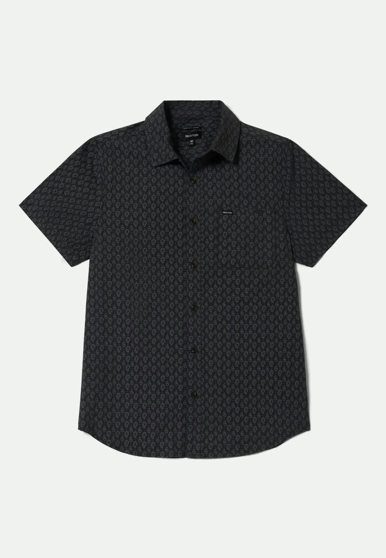 Brixton - Charter Print Washed Black/Paisley - Shirt