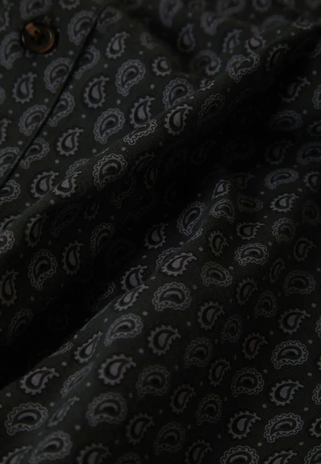 Brixton - Charter Print Washed Black/Paisley - Shirt