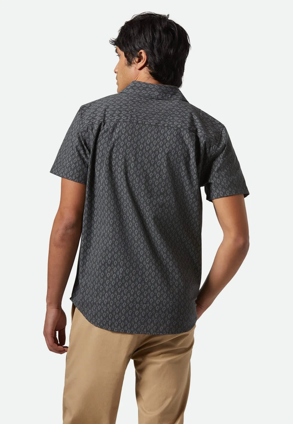 Brixton - Charter Print Washed Black/Paisley - Shirt