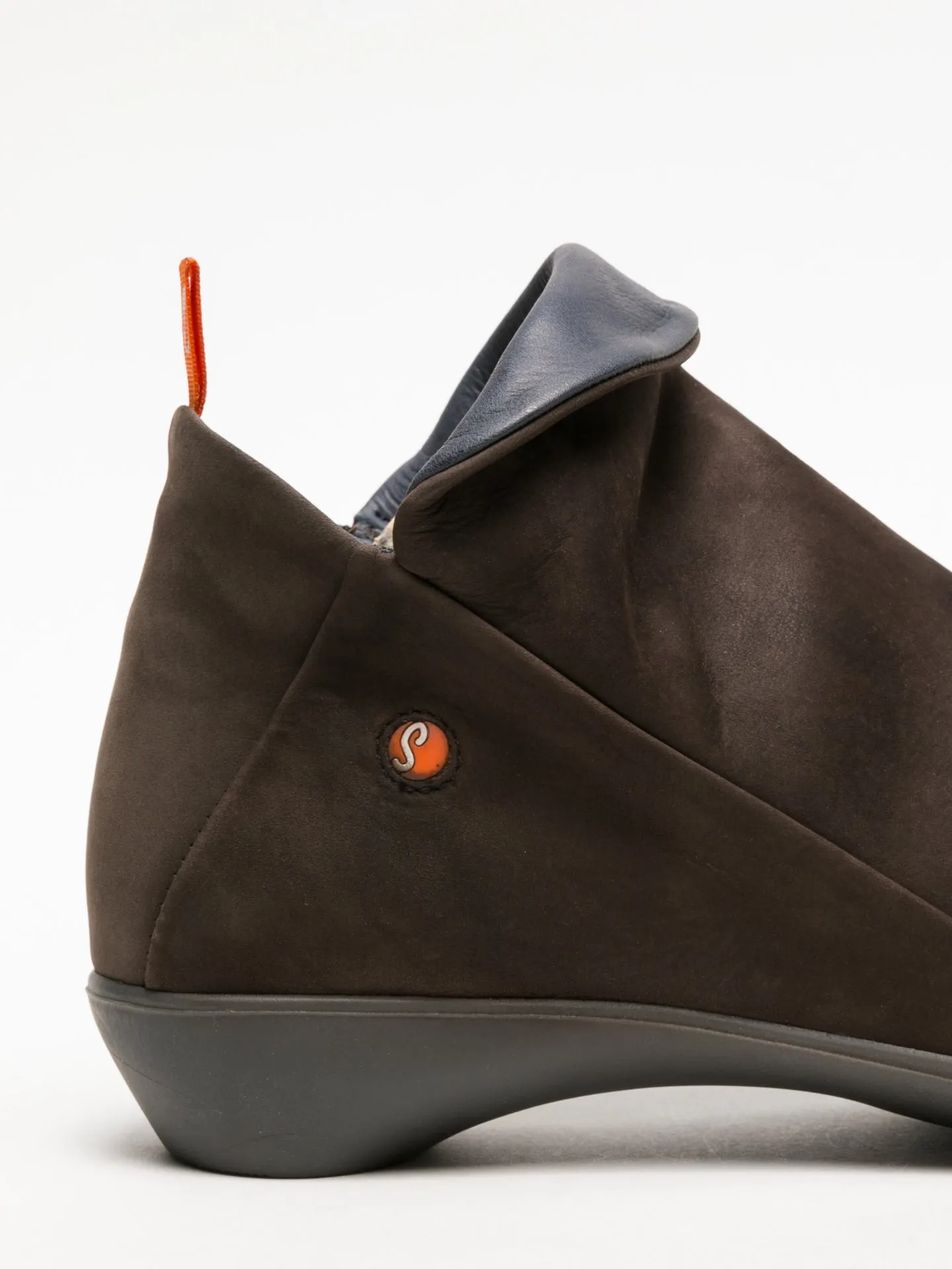Brown Zip Up Ankle Boots