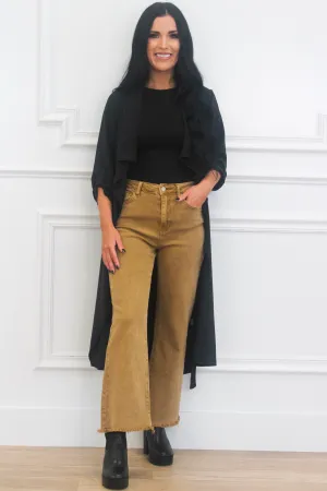 Calm and Cool Lightweight Duster Jacket: Black