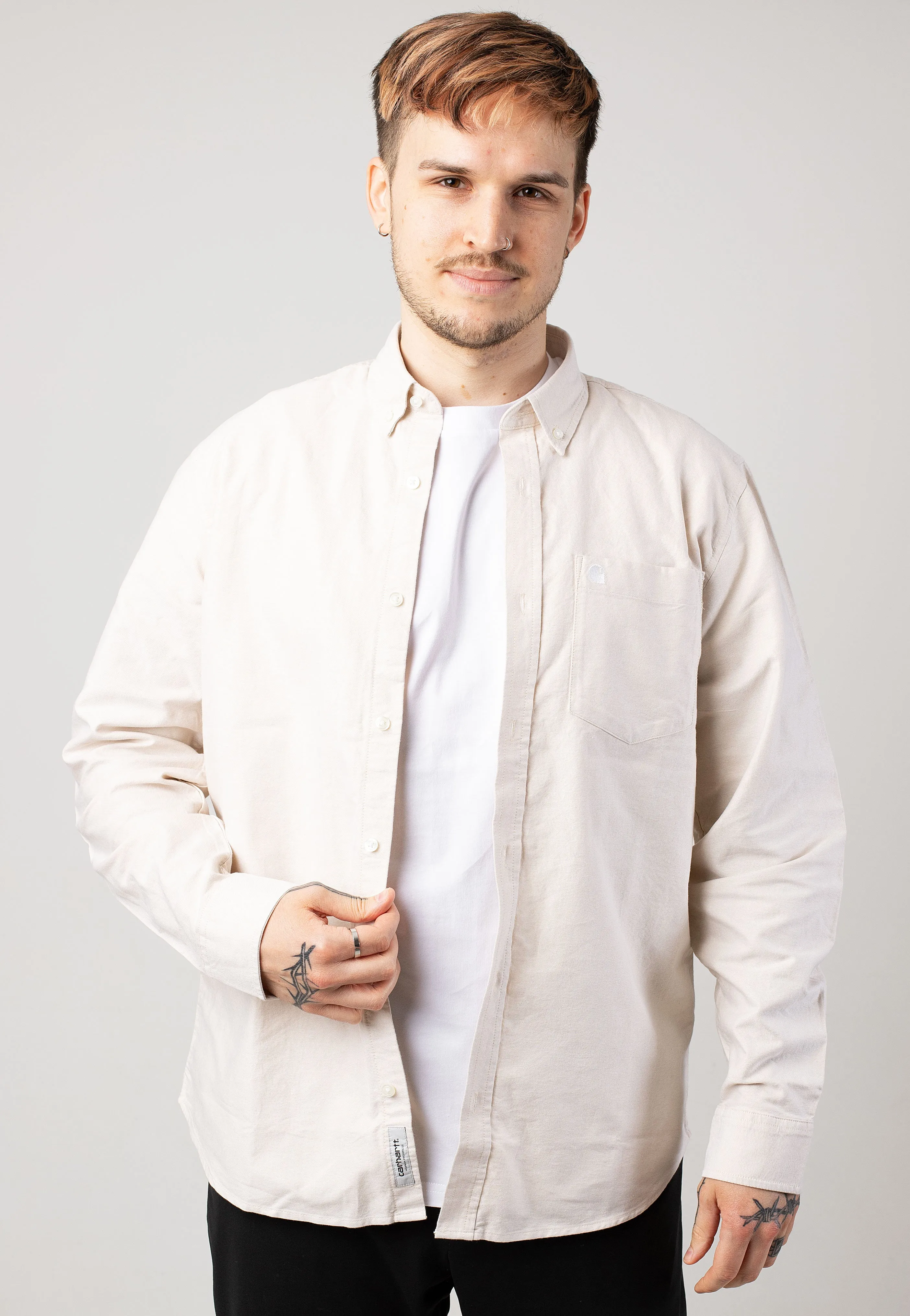 Carhartt WIP - C Logo Cornsilk/White - Shirt