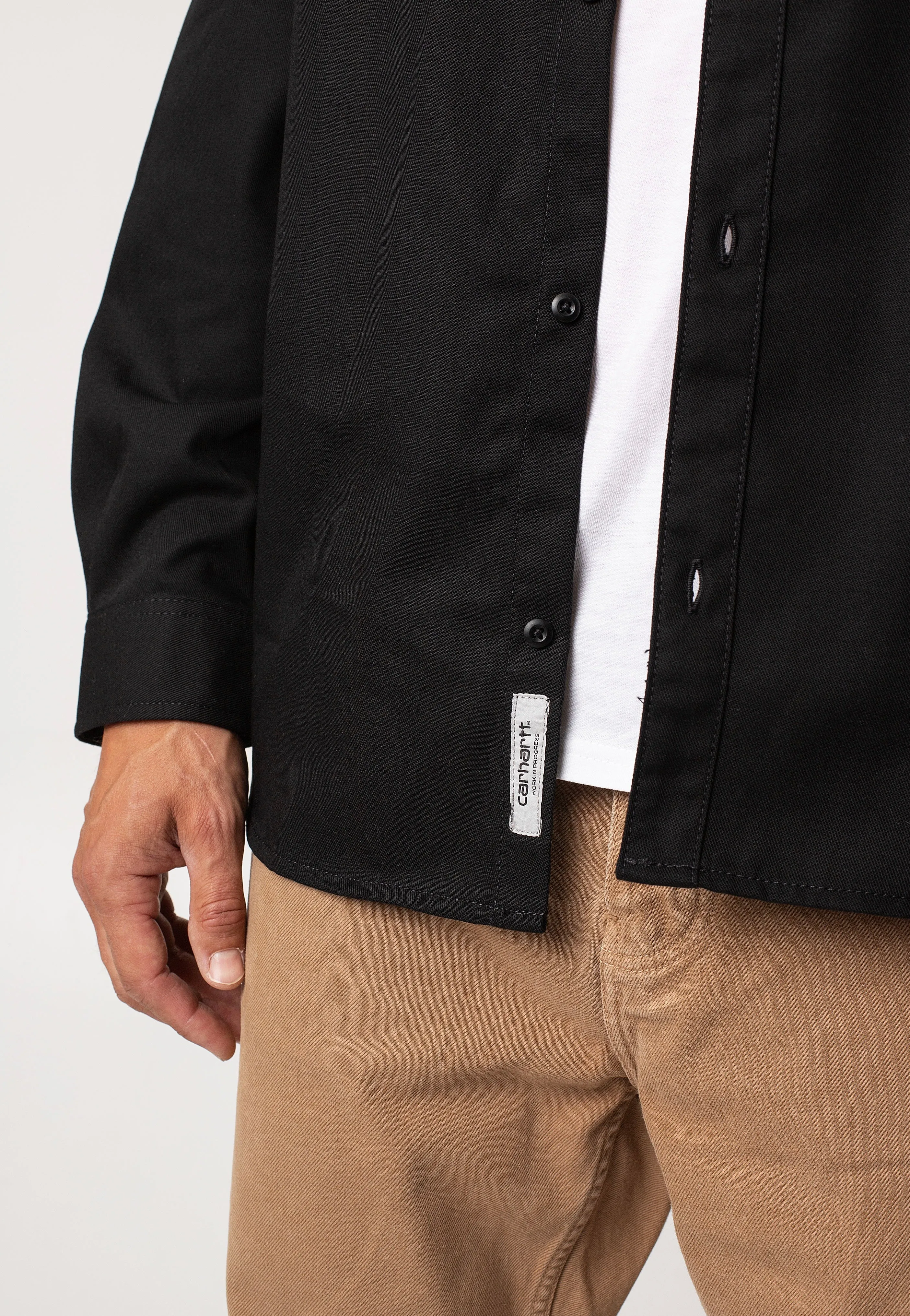 Carhartt WIP - Module Script Rigid Black/White - Shirt