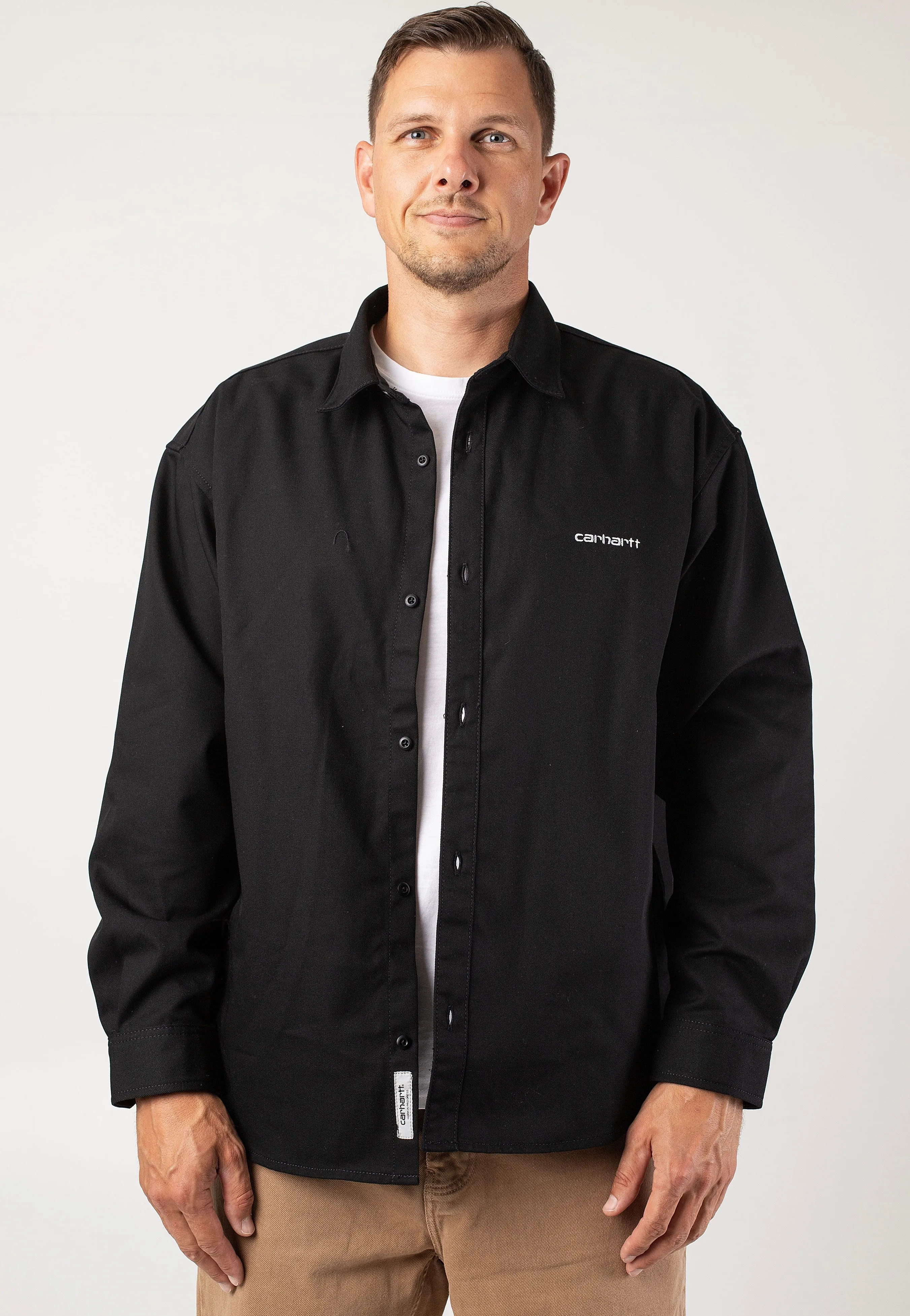 Carhartt WIP - Module Script Rigid Black/White - Shirt