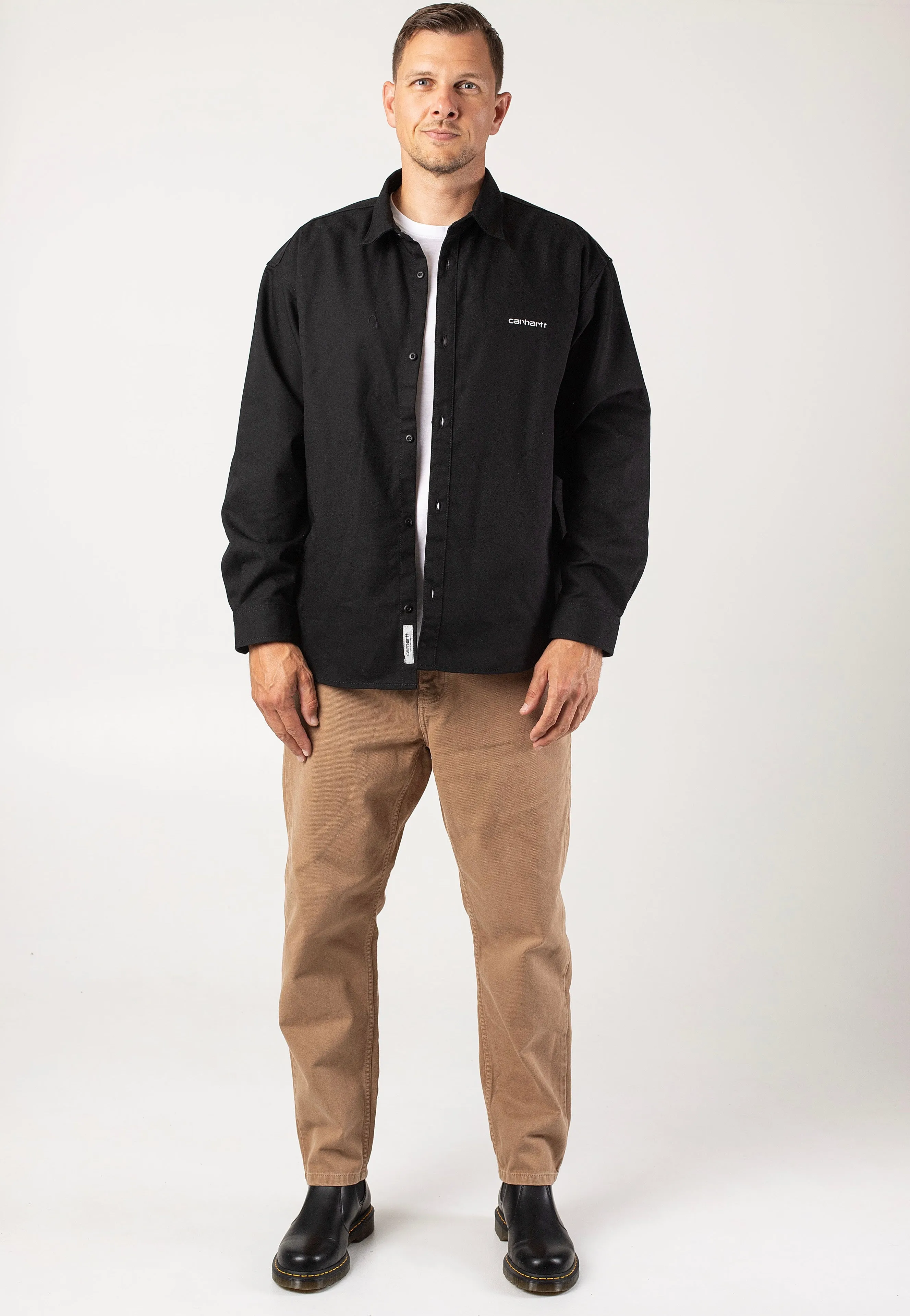 Carhartt WIP - Module Script Rigid Black/White - Shirt