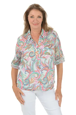 Carnival Paisley Gauze Shirt