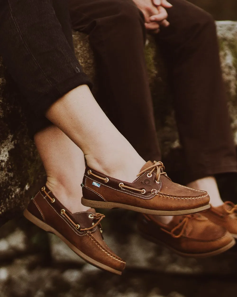 Chatham Womens Deck II G2 Premium Leather Boat Shoes